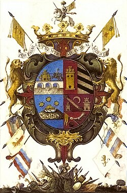 Coat of arms of the Marquis of Villapuente de la Pena. Armas Villapuente.jpg