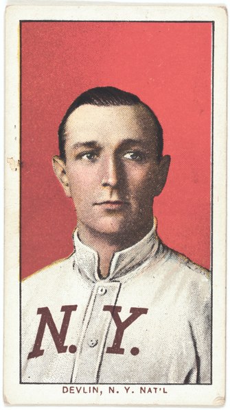 File:Art Devlin, New York Giants, baseball card portrait LCCN2008676477.tif