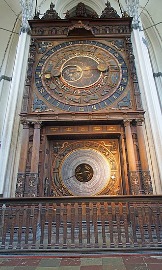 Rostock Astronomical Clock Astronomische Uhr St. Marien-Kirche Rostock.jpg