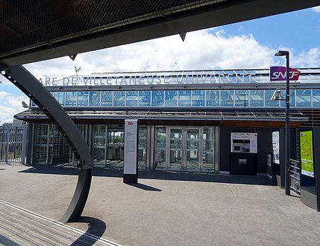 Bâtiment voyageurs gare Villetaneuse Université