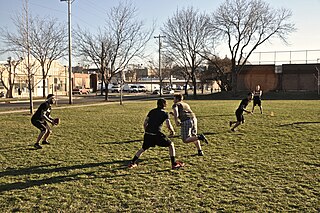 <span class="mw-page-title-main">Street football (American)</span> Amateur gridiron football