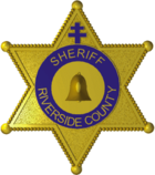 Abzeichen des Sheriff-Departments von Riverside County