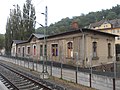 Bahnhof Meißen-Triebischtal; Eisenbahnstrecke Borsdorf–Coswig; Schmalspurbahn Wilsdruff–Döbeln-Gärtitz: Empfangsgebäude des Bahnhofs Meißen-Triebischtal