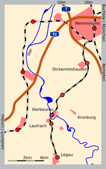 Bahnstrecke Memmingen–Legau