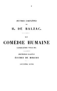 Balzac - Œuvres complètes Tome 5 (1855).djvu