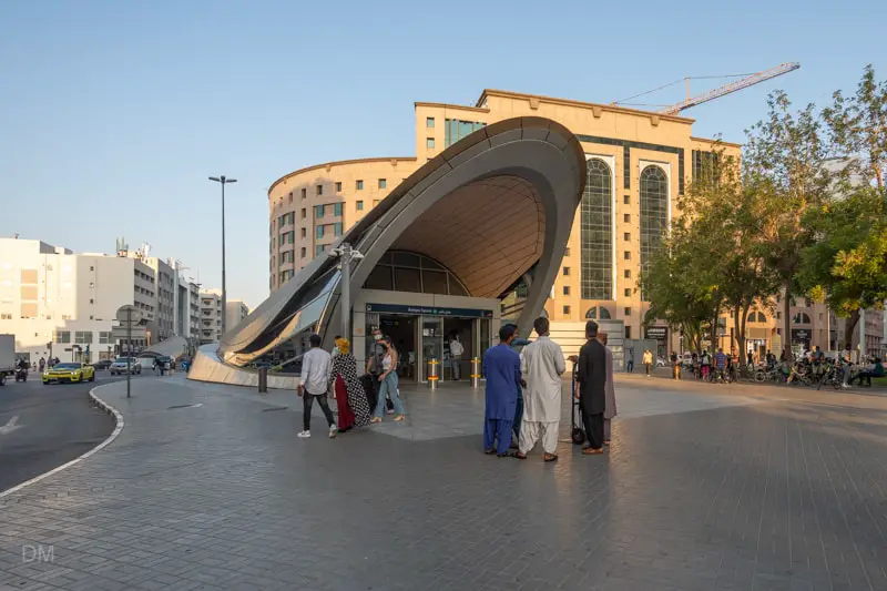 File:Baniyas Square Metro Station exterior.webp