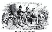 Illustration showing the Battle of Fort Harrison Battle of Fort Harrison.jpg