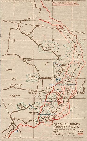 File:Battle of Mount Sorrel - Battle Map - June 6 (restored1).jpg