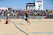 Deutsch: Deutsche Beachhandball-Meisterschaften 2022; Tag 3: 7. August 2022 – Frauen,Finale, Beach Bazis Schleissheim – Minga Turtles Ismaning 2:1 (20:26, 24:20, 8:6) English: German Beach handball Championships; Day 3: 7 August 2022 – Women Final – Beach Bazis Schleissheim Vs Minga Turtles Ismaning 2:1 (20:26, 24:20, 8:6)