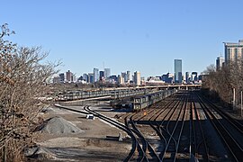 Yard in 2023 with new loading tracks