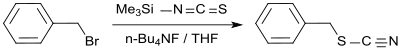 Synthese von Benzylthiocyanat