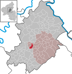 Biebern - Carte