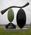 One of rural Australia's big roadside sculptures: Big Olive, 2009 Tailem Bend, South Australia