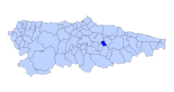 Bimenes Asturies map.svg
