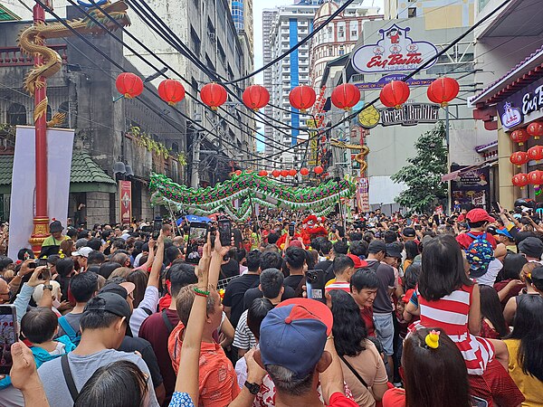 Celebration of Chinese New Year in Binondo, Manila (2024)