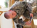 Bittersweet joy, 149th Infantry Regiment soldier welcomes his first son into the world while deployed 110831-A-UH571-003.jpg