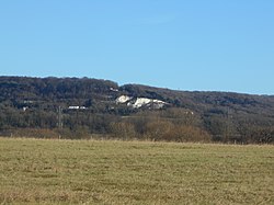 Blue Bell Hill, viewed from near Anchor Farm, Aylesford.jpg