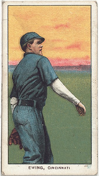 File:Bob Ewing, Cincinnati Red, baseball card portrait LCCN2008675154.jpg