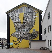 Seeadler-Graffito in Bodø