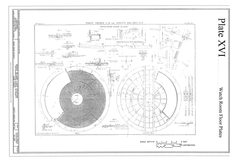 File:Bodie Island Light Station, Off Highway 12, Nags Head, Dare County, NC HABS NC-395 (sheet 30 of 36).png