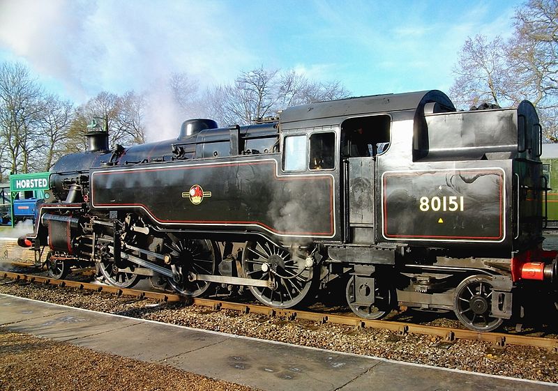 File:British Railways Class Standard Four No 80151 Horsted Keynes.jpg