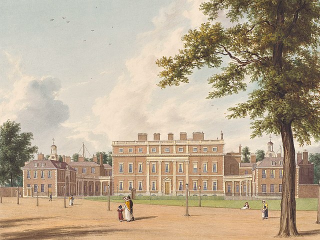 The house in 1819, by William Westall