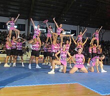 Cheerleaders BSU-Meneses competitors Bulacan State University Meneses Cheerleaders1.jpg