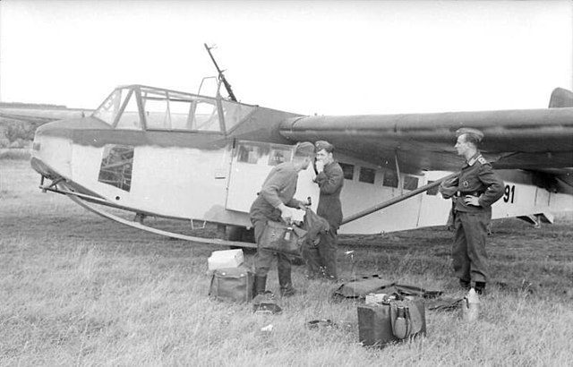 Luftwaffe DFS230 glider as used for troop insertion during Operation Rösselsprung