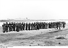 French soldiers drill at IIe Chambriere camp near Metz, 1870 Bundesarchiv Bild 146-1970-053-87, Deutsch-franzosischer Krieg 1870-71.jpg