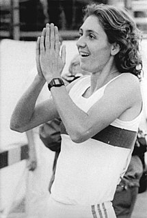 Petra Schersing East German sprinter