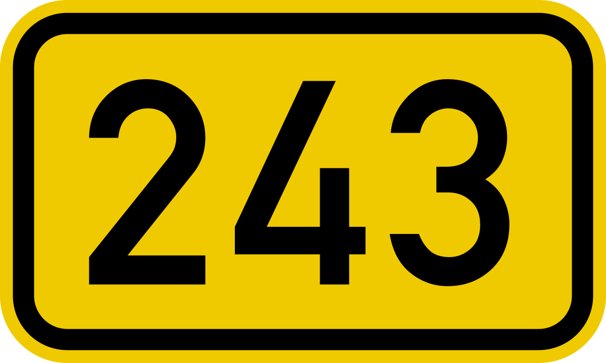 ファイル:Bundesstraße 243 number.svg - Wikipedia