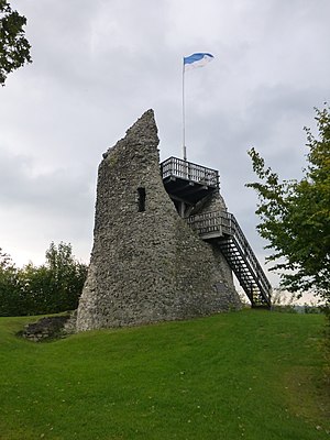 The ruins of Eversberg Castle