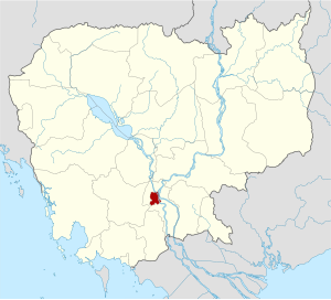 Пномпэн на карте