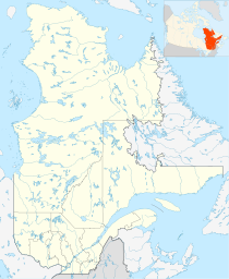 Île du Corossol Kanadan Quebecin kartalla