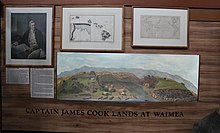 Captain James Cook Lands at Waimea Bay, Kauai on January 20, 1778, an exhibit at the Kauai Museum