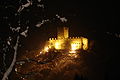 Castello di Zumelle bei Nacht