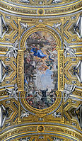 Ρώμη: νωπογραφία οροφής της Santa Maria in Vallicella (Chiesa Nuova)
