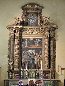 Tabernacolo del capo altare di Santa Maria La Nova