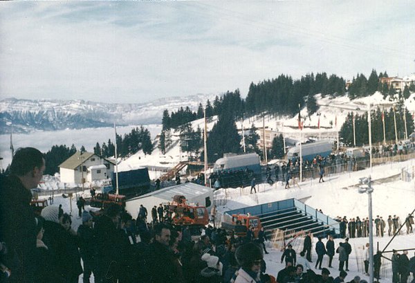 Site of Chamrousse (1968).