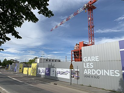 Comment aller à Les Ardoines (Métro) en transport en commun - A propos de cet endroit