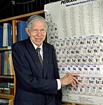 Glenn Seaborg ow poyntya war tu ha Seaborgiom y'n Vosen Beriodek