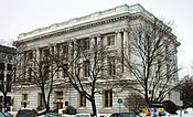 The former U.S. Post Office and Custom House (1906), now the Chittenden County Courthouse, listed on the NRHP