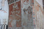 English: Fresco in Church of St James in Torun