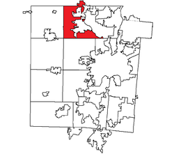 Location within شهرستان مونتگومری، اوهایو