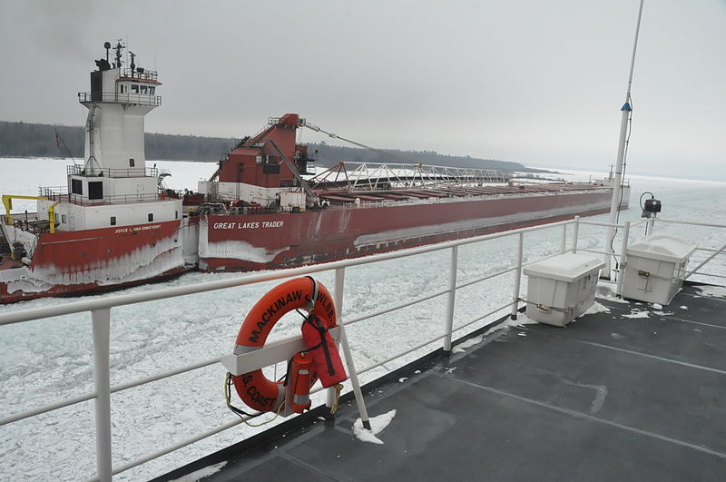 File:Coast Guard Cutter Mackinaw breaks ice 140110-G-ZZ999-001.jpg