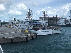 U.S. Coast Guard Cutters Angela McShan and Moray