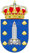 Escudo de La Coruña.