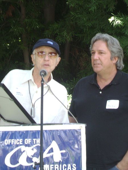 File:Cole Miller receives award from Haskell Wexler at annual Office of the Americas event.jpg