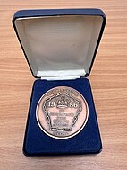 Commemorative medal Front side, Scotland, 1986