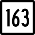 Route 163 marker